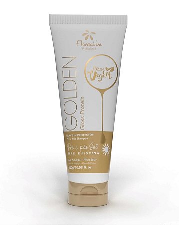 [BM] - LEAVE-IN DE PROTEÇÃO GOLDEN VEGANO GLOSS PROTEIN 300ML