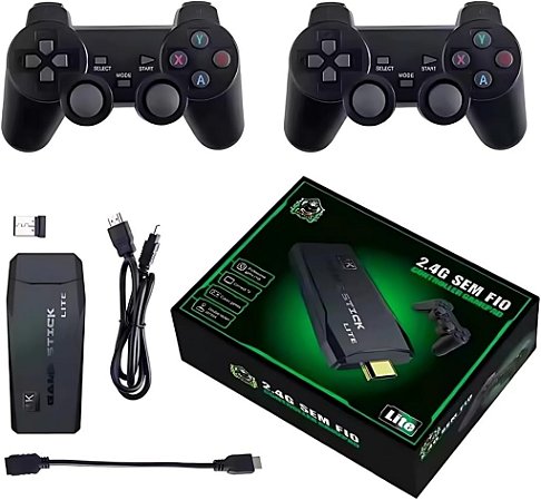 CONTROLLER GAMEPAD 2.4G WIRELESS PRETO LITE