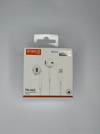 Fone De Ouvido Com Fio Premium Com Microfone Para iPhone