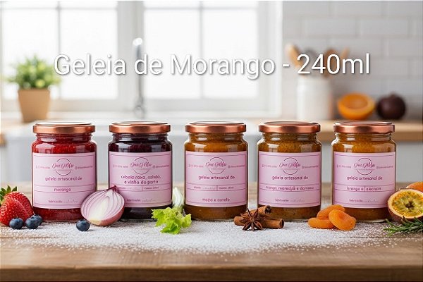 Geleia de Morango - Pote 240ml