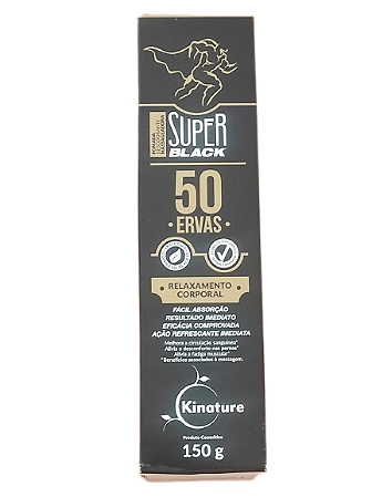 Pomada Super Black 50 Ervas - Relaxamento Corporal