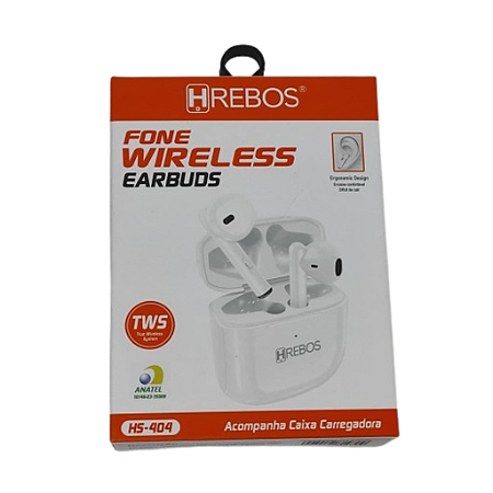 Fone Wireless Earbuds Hrebos - TWS HS-404