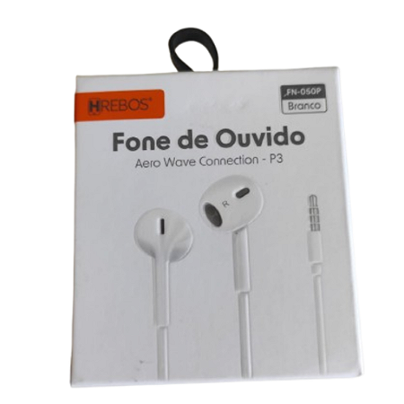 Fone de Ouvido HREBOS FN-050P - Aero Wave Connection