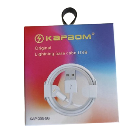 Cabo USB Lightning Original Kapbom