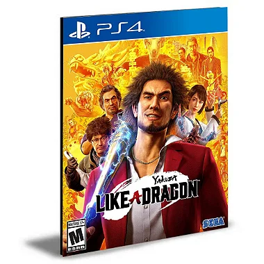 Yakuza Like a Dragon Ps4 e Ps5 Mídia Digital