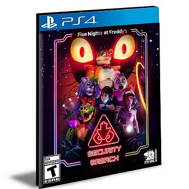 Five Nights at Freddy's Security Breach  PS4 PSN Mídia Digital