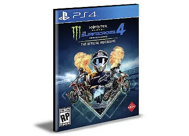 Monster Energy Supercross The Official Videogame 4 Ps4  Mídia Digital