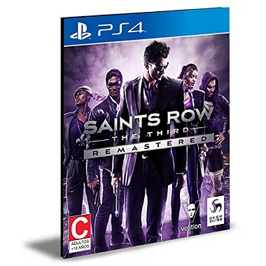Saints Row The Third Remastered Ps4 Psn Mídia Digital