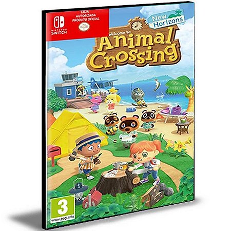 Animal Crossing Novos Horizontes NINTENDO SWITCH Mídia Digital