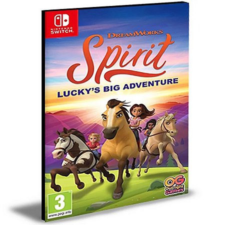 DreamWorks Spirit Lucky’s Big Adventure Nintendo Switch Mídia Digital
