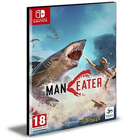 Maneater Nintendo Switch Mídia Digital