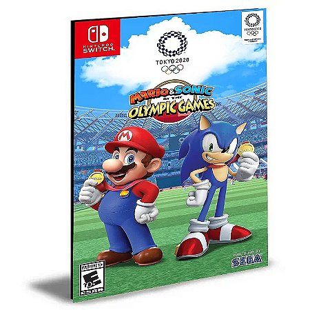 Mario & Sonic At The Olympic Games Tokyo 2020 Nintendo Switch Mídia Digital