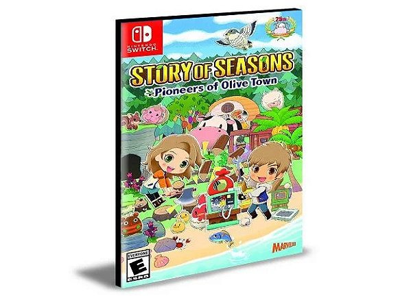 STORY OF SEASONS Pioneers of Olive Town NINTENDO SWITCH Mídia Digital