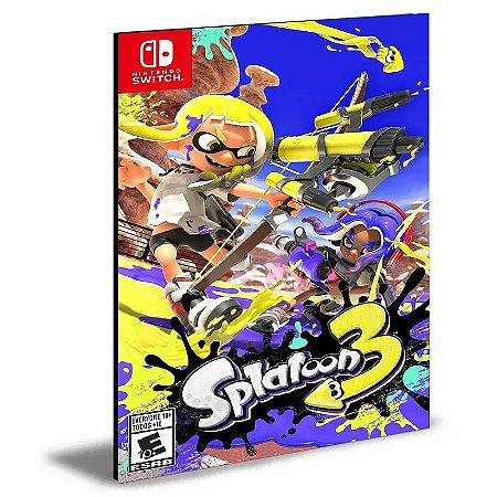 Splatoon 3 Nintendo Switch Mídia Digital