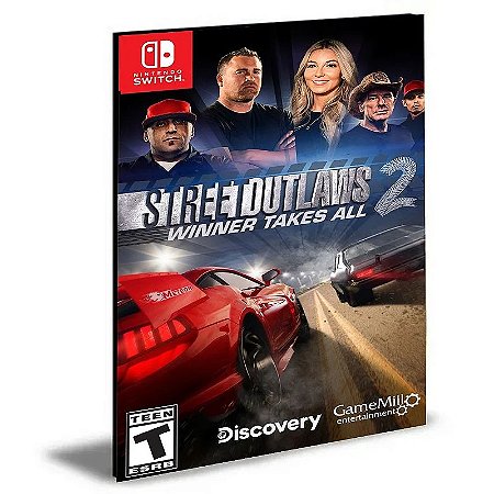 Street Outlaws 2 O Vencedor Leva Tudo Nintendo Switch Mídia Digital