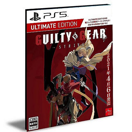 Guilty Gear -Strive- Ultimate Edition Ps5 Mídia Digital