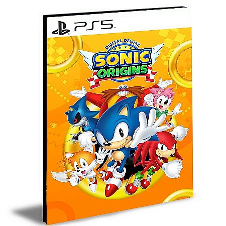 Sonic Origins Digital Deluxe PS5 Mídia Digital