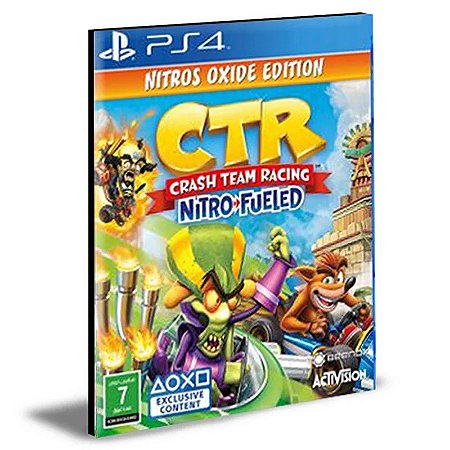 Crash Team Racing Nitro-Fueled Nitros Oxide Edition Português Ps4 e Ps5 Mídia Digital