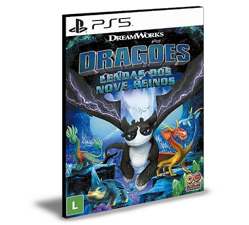 DreamWorks Dragões Lendas dos Nove Reinos Ps5 Mídia Digital