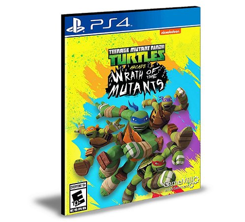 Teenage Mutant Ninja Turtles Arcade Wrath of the Mutants Ps4 Mídia Digital