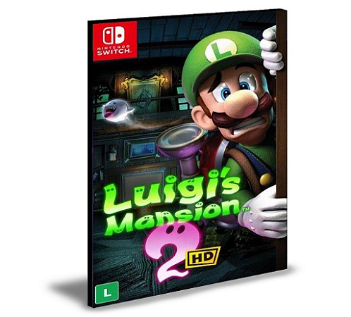 Luigi's Mansion 2 HD Nintendo Switch Mídia Digital