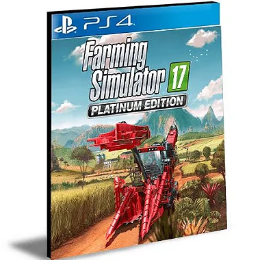 FARMING SIMULATOR 17 PLATINUM EDITION PORTUGUÊS PS4 e PS5 PSN MÍDIA DIGITAL