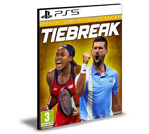 TIEBREAK Official game of the ATP and WTA PS5 Mídia Digital