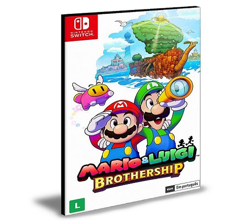 Mario & Luigi Brothership Nintendo Switch Mídia Digital