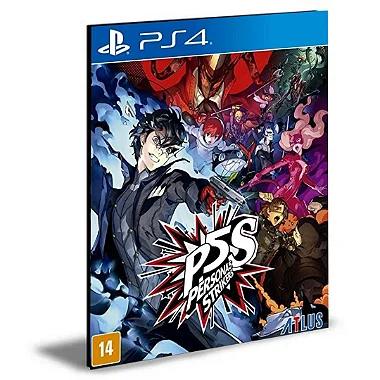 Persona 5 Strikers PS4 e PS5 MÍDIA DIGITAL