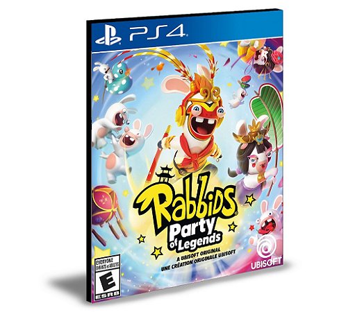 Rabbids Party of Legends Ps4 e Ps5 Mídia Digital