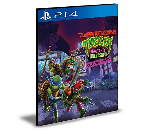 As Tartarugas Ninja Mutantes à Solta Ps4 Mídia Digital
