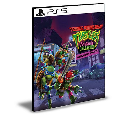 As Tartarugas Ninja Mutantes à Solta Ps5 Mídia Digital