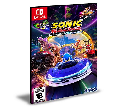 Sonic Racing CrossWorlds Nintendo Switch Mídia Digital