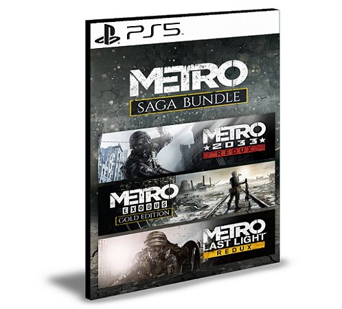 Conjunto Metro Saga Ps5 Mídia Digital