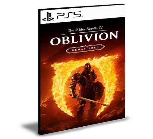 The Elder Scrolls IV Oblivion Remastered Ps5 Mídia Digital