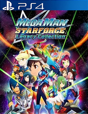Mega Man Star Force Legacy Collection PS4 Mídia Digital