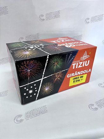 Girândola 180 Tubos Cores Baixo Ruído