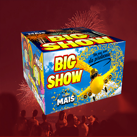 Big Show Girândola 1080T Fogos 72 Tubos