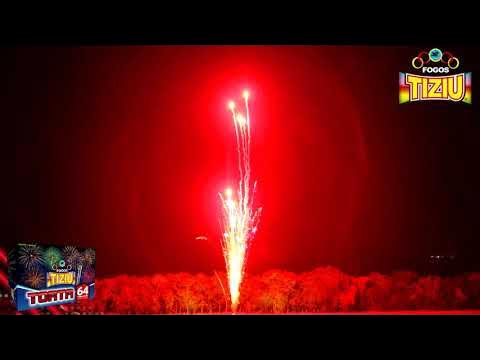 Torta 64T Space - Fogos de Artifício 64 Tubos