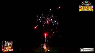 Torta Fogos Tiziu 25 Tubos 20mm Festa