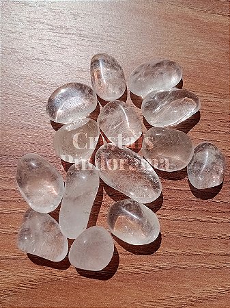 Cristal Quartzo Transparente 100% Natural – Cristal da Clareza e Amplificador Energético (20 mm)