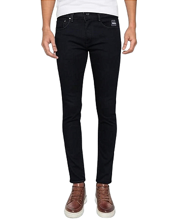 Calça Jeans Preta Skinny Masculina