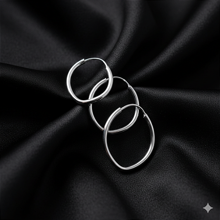 Trio Argola Oval Lisa