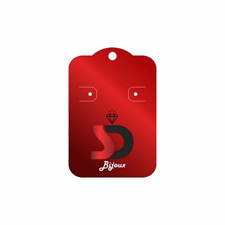 Tags Joias Personalizada 1 Par De Brinco