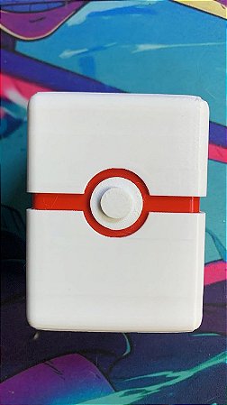 DECK BOX IMPRESSÃO 3D BRANCO E VERMELHO