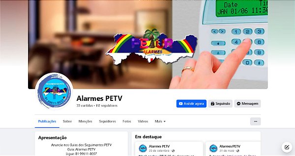 Seg. Alarmes PETV