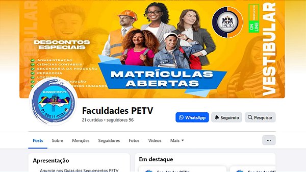 Seg. Faculdades PETV