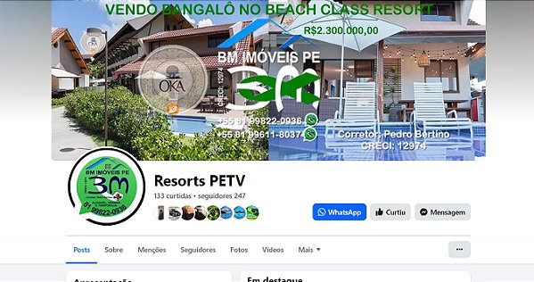 Seg. Resorts PETV