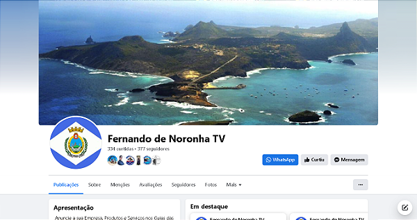 Cid. Fernando de Noronha TV 20
