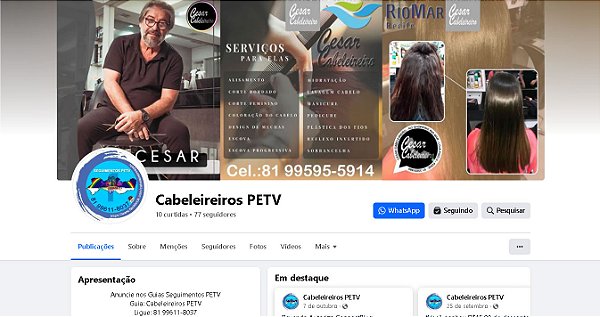 Seg. Cabeleireiros PETV